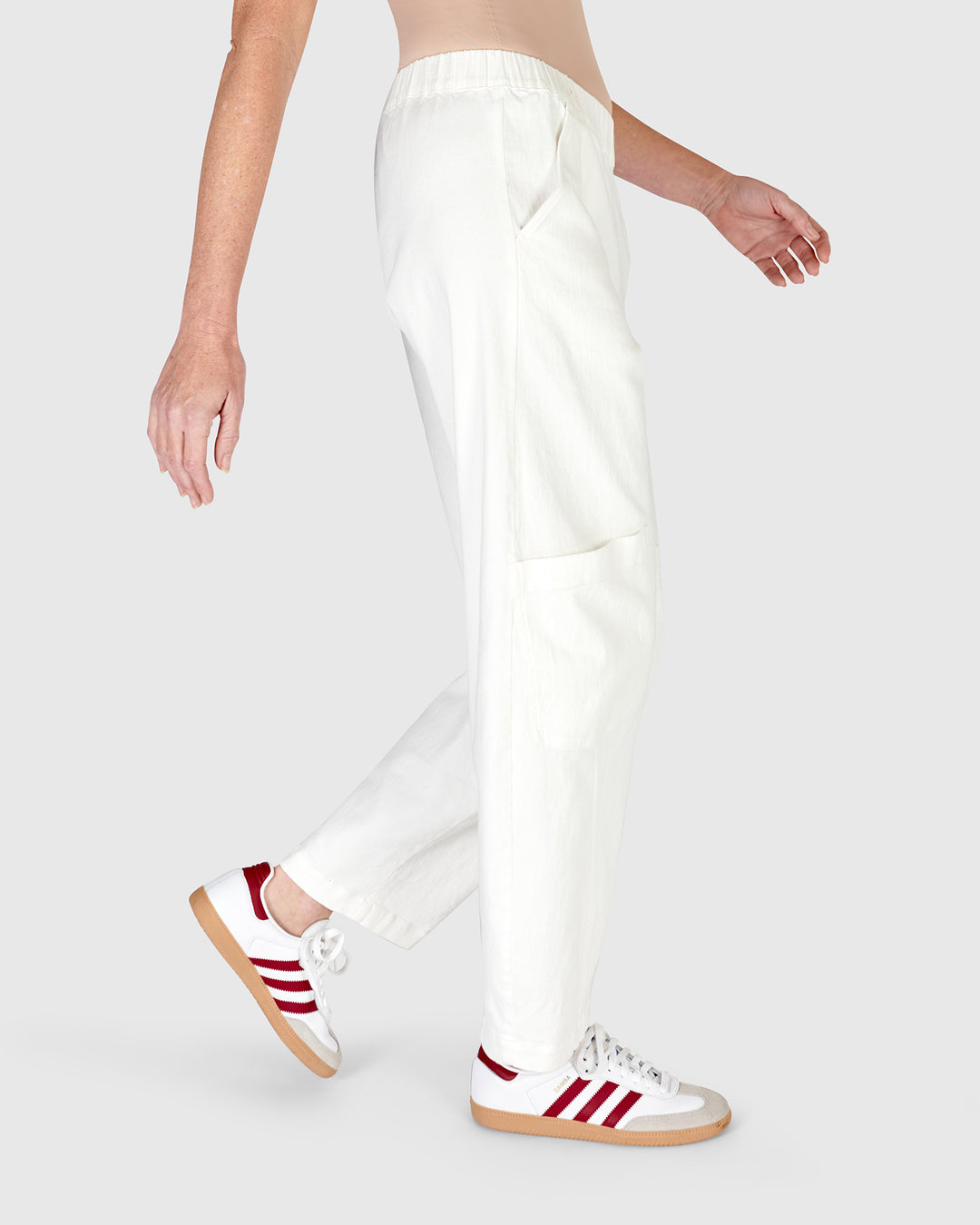 SALE  Alembika   White Papaya Relaxed Pants   -   Size: 16