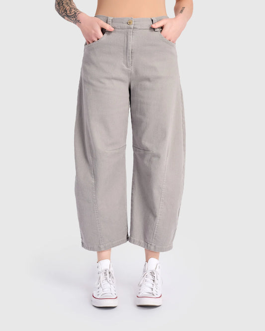 Urban by Alembika Go-To Barrel Pants - Grey - Sizes: 10(1) 12(2) 16(4)