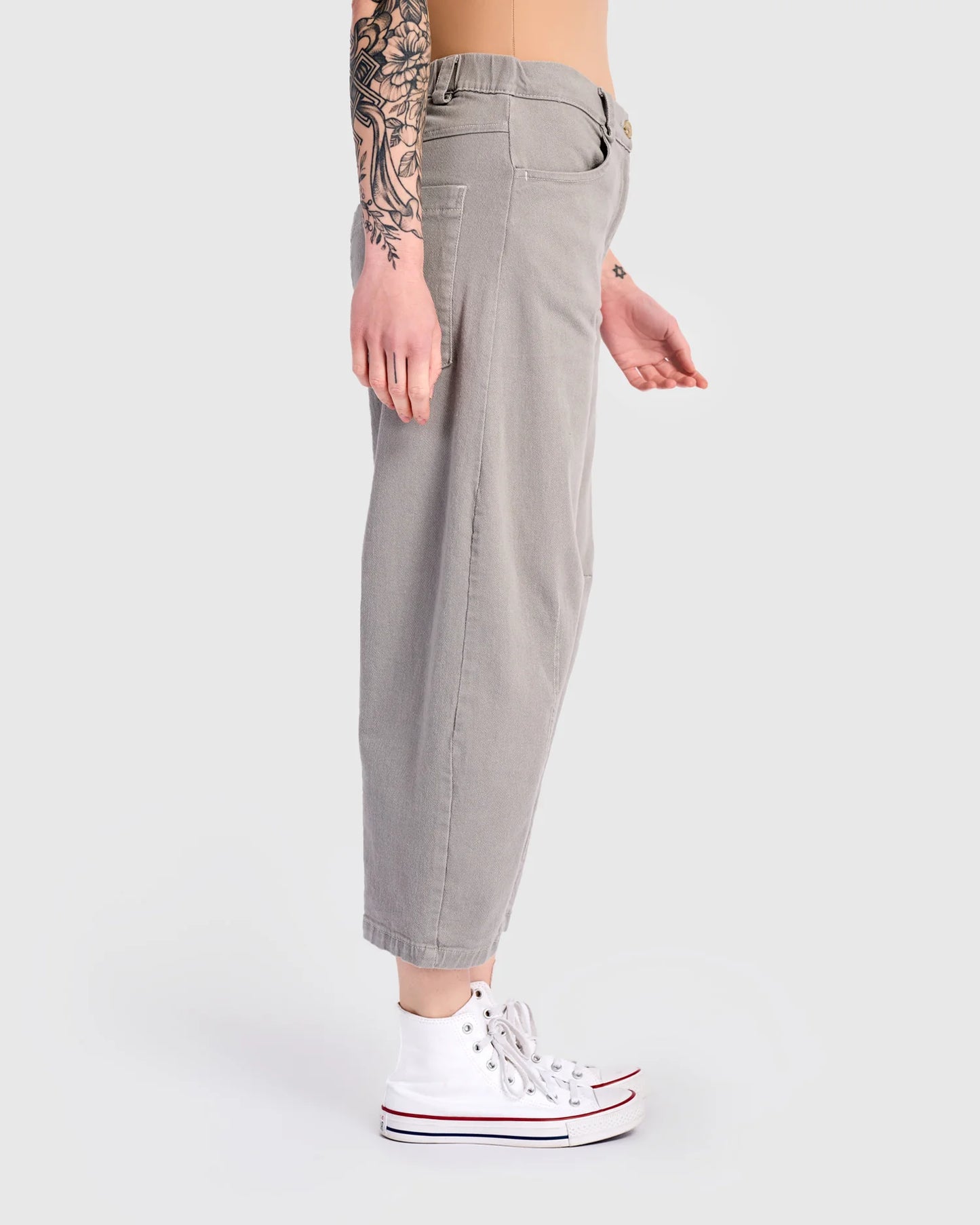 Urban by Alembika Go-To Barrel Pants - Grey - Sizes: 10(1) 12(2) 16(4)