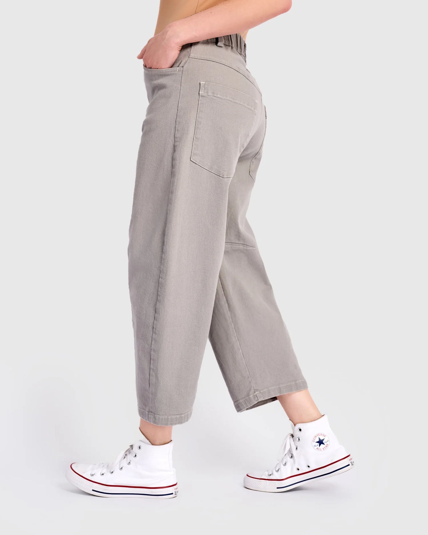Urban by Alembika Go-To Barrel Pants - Grey - Sizes: 10(1) 12(2) 16(4)