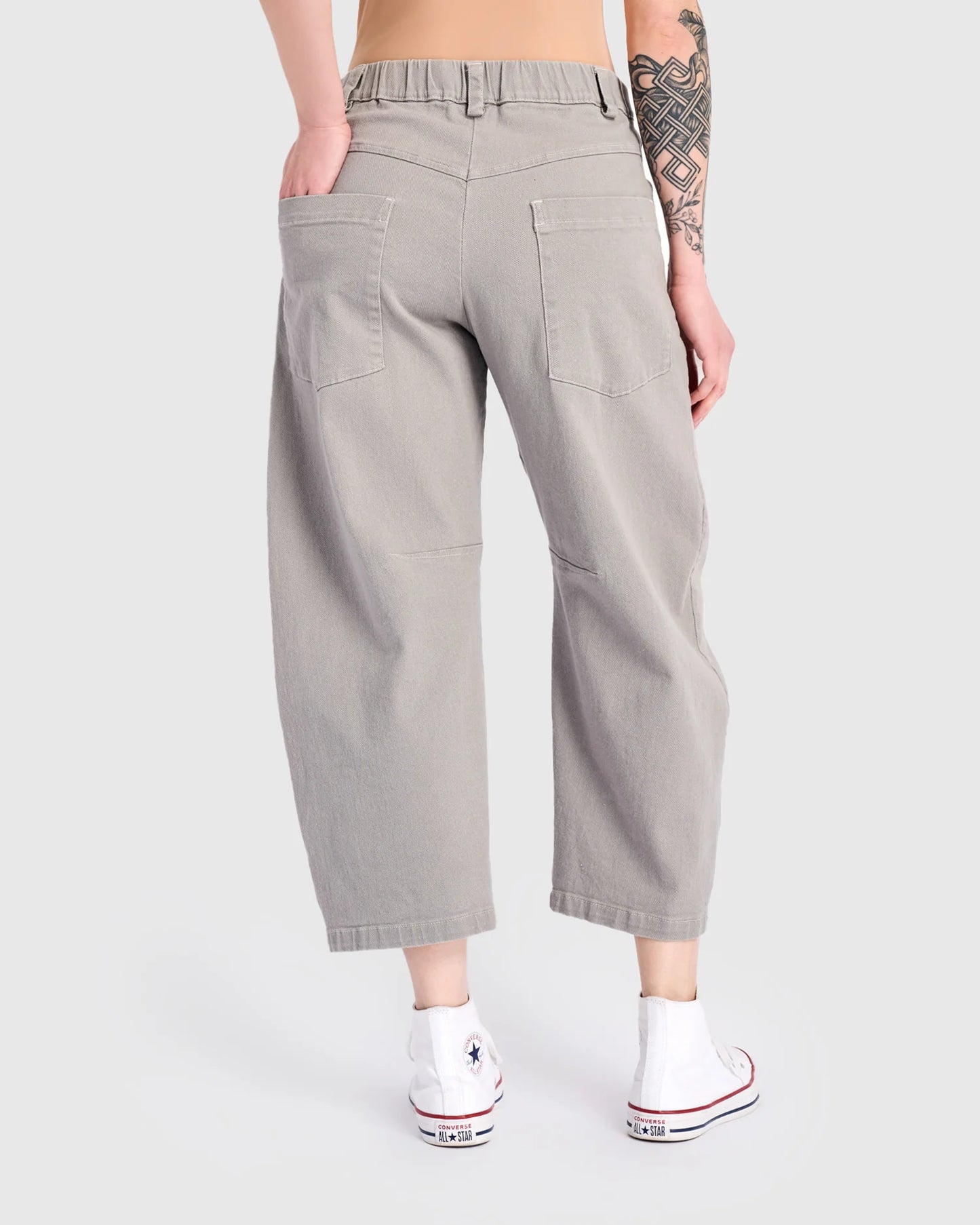 Urban by Alembika Go-To Barrel Pants - Grey - Sizes: 10(1) 12(2) 16(4)