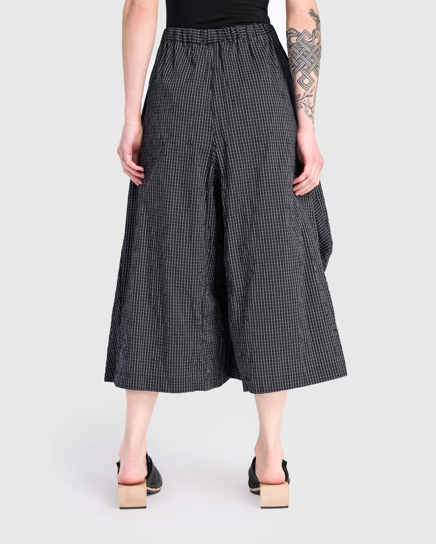 Urban By Alembika Taffeta Harem Pockets Pants - Grid - Sizes: 10(1) 12(2) 14(3)
