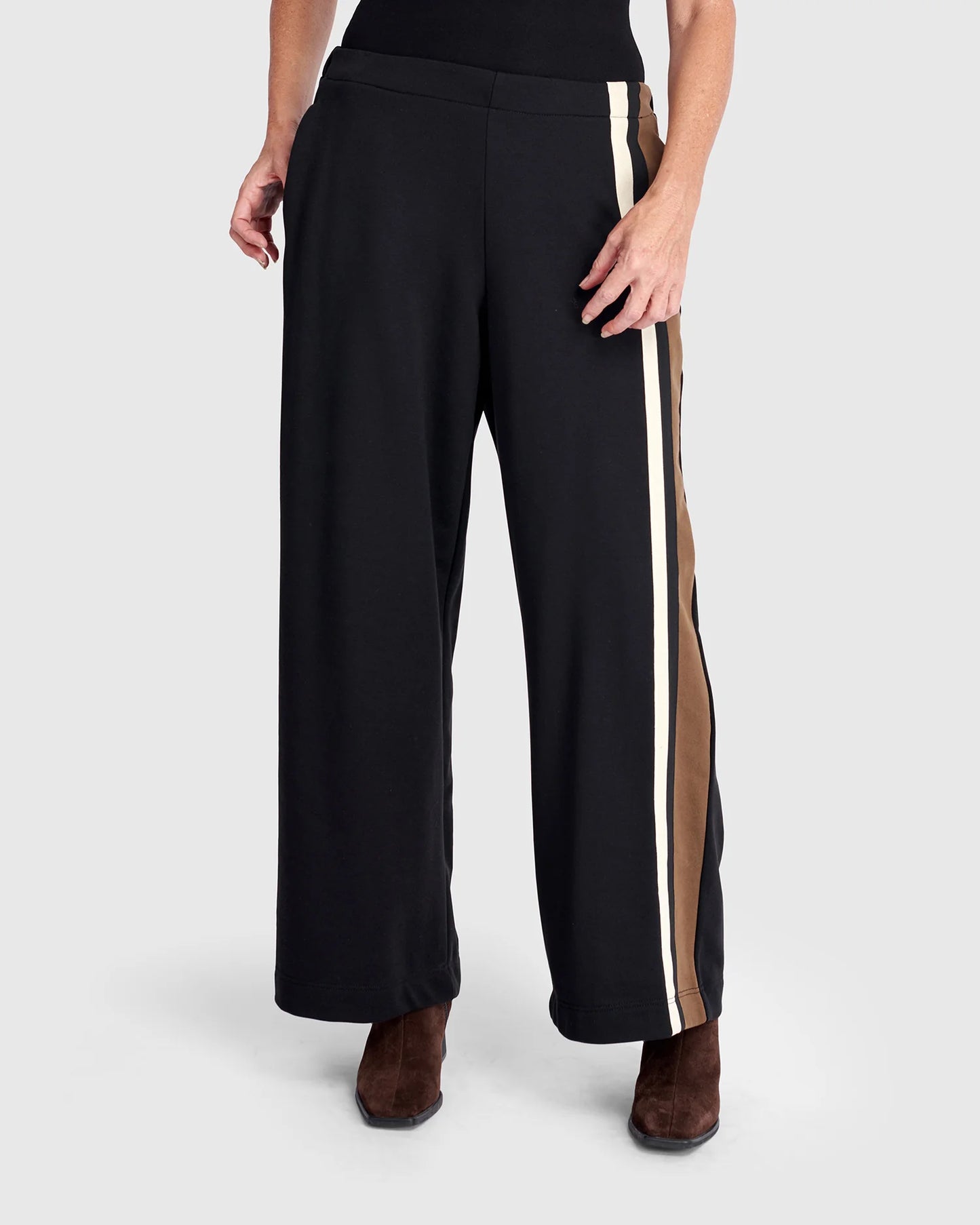 Urban by Alembika Dynasty Relaxed Pants with Side Stripes - Sizes: L XL XXL