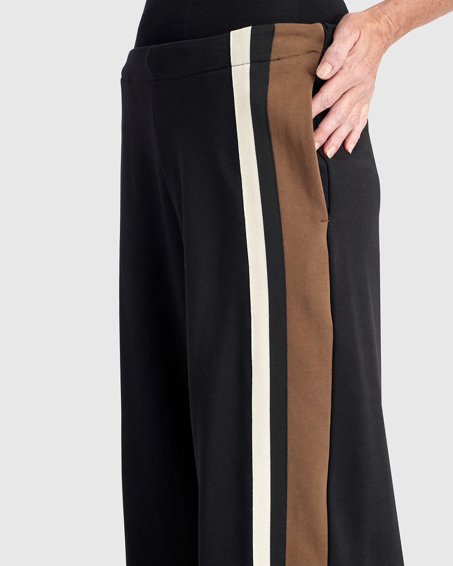 Urban by Alembika Dynasty Relaxed Pants with Side Stripes - Sizes: L XL XXL