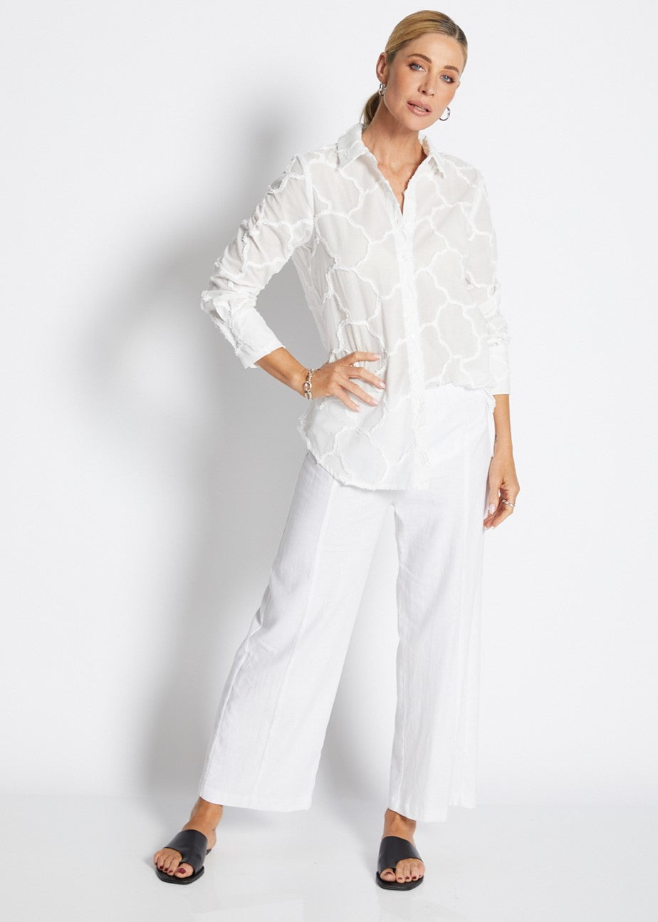 Philosophy    "Bec Shirt"  -   White   -   Size: 8