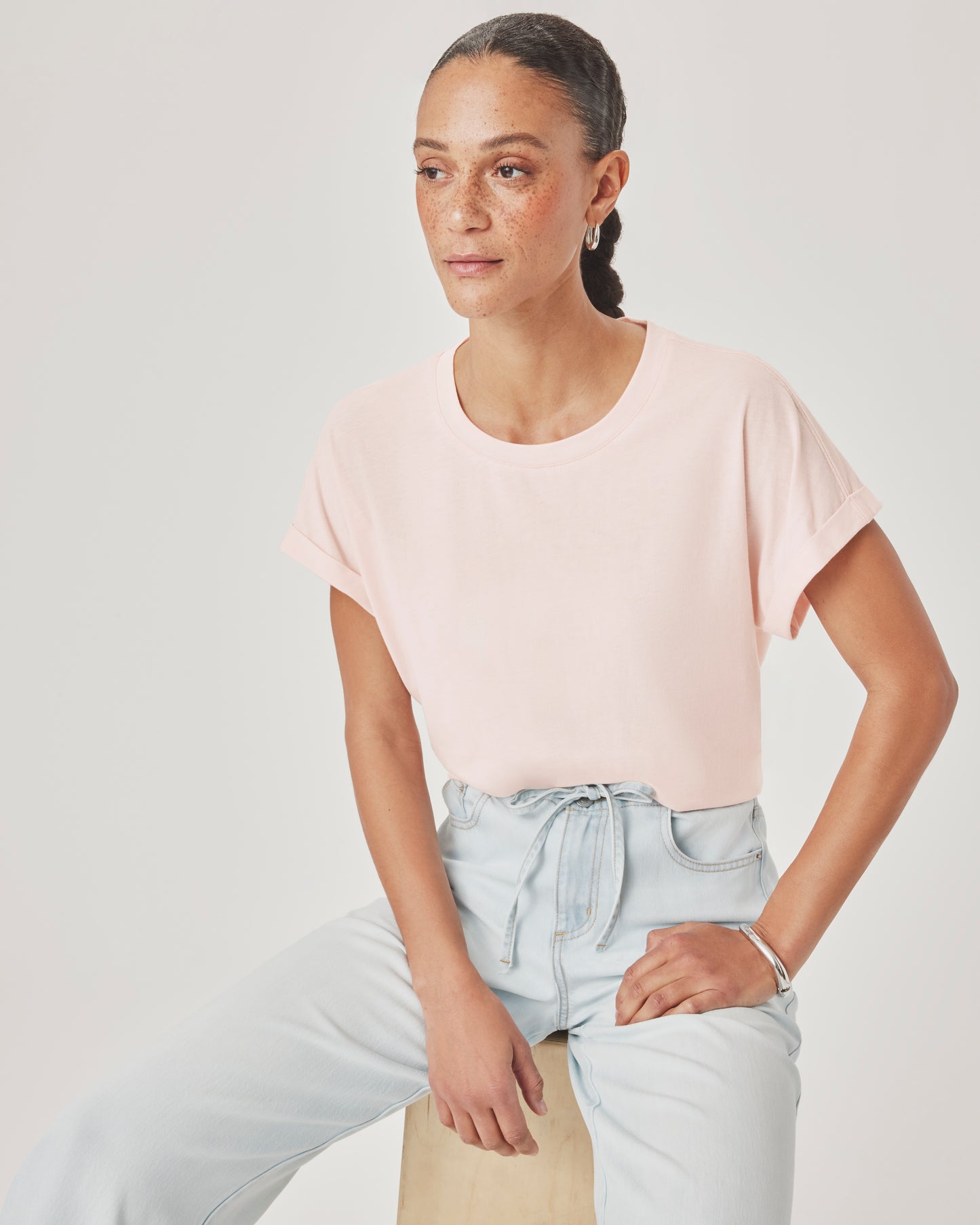Splendid "Skye" Short Sleeve Tee - Rose - Sizes: M L XL
