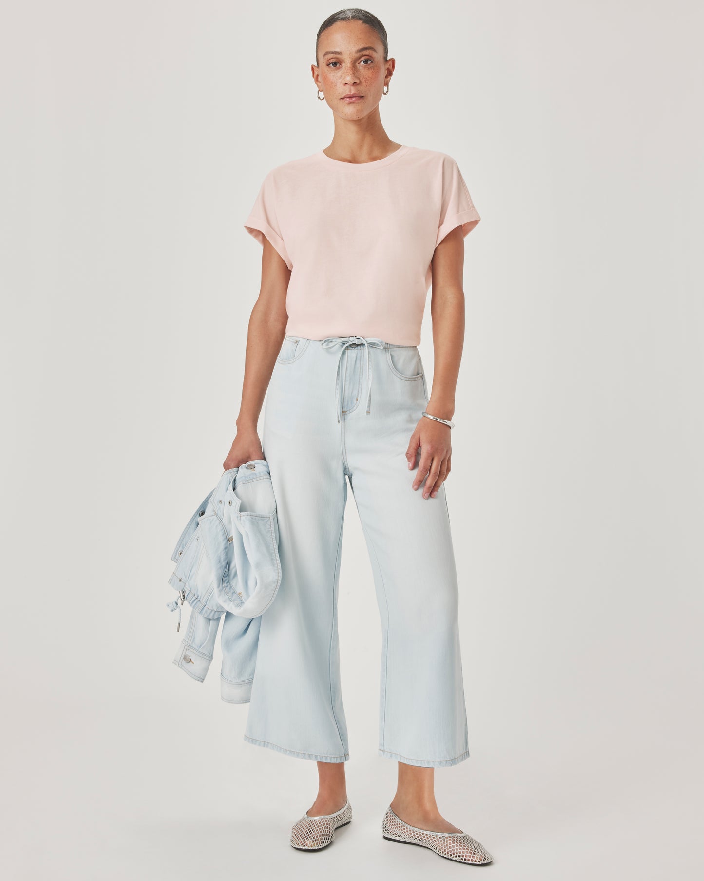 Splendid "Skye" Short Sleeve Tee - Rose - Sizes: M L XL