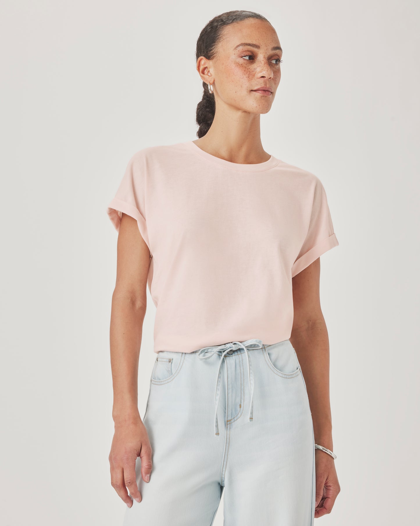 Splendid "Skye" Short Sleeve Tee - Rose - Sizes: M L XL