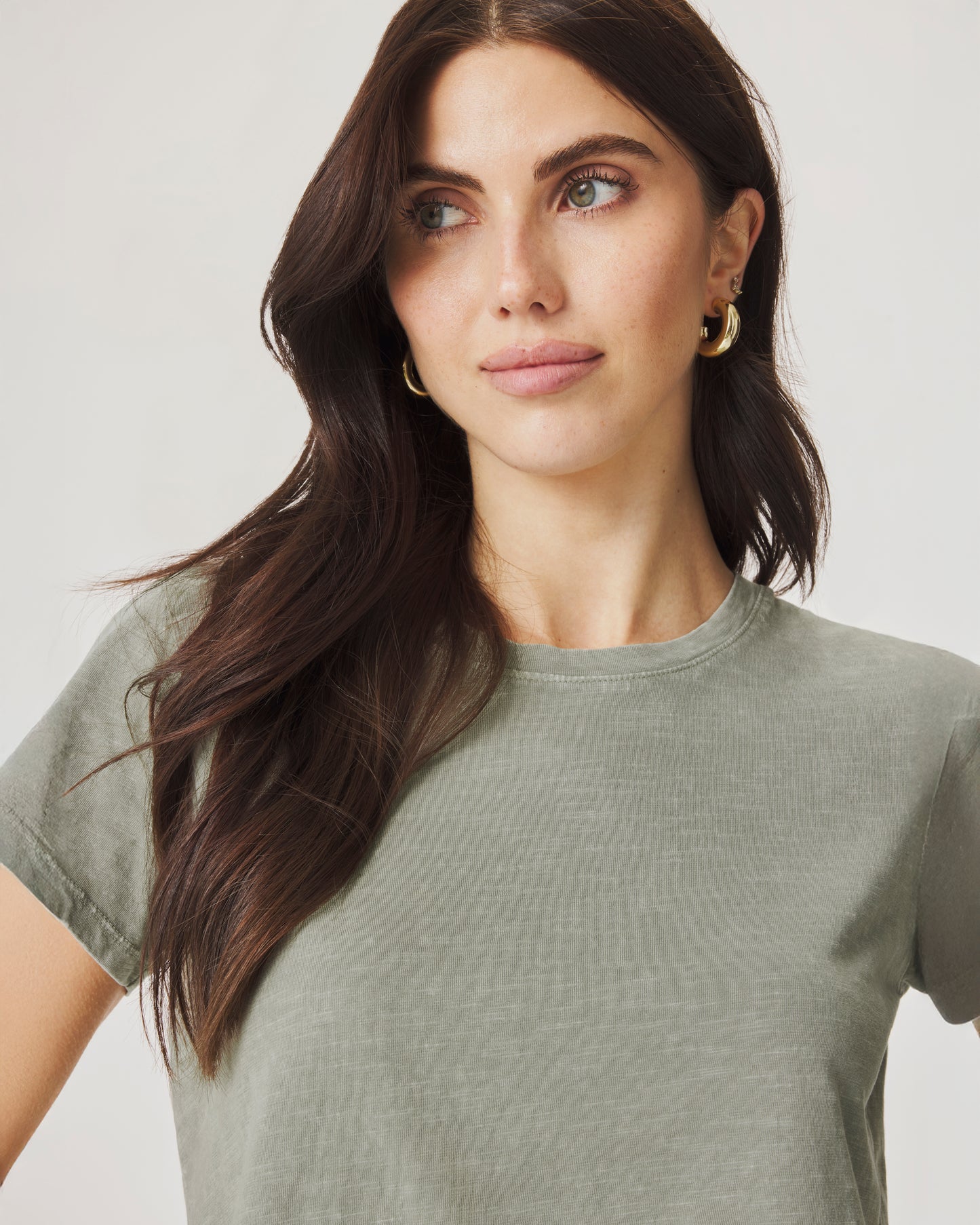 Splendid "Louisa" Short Sleeve Tee - Eucalyptus - Sizes: XS S M L XL