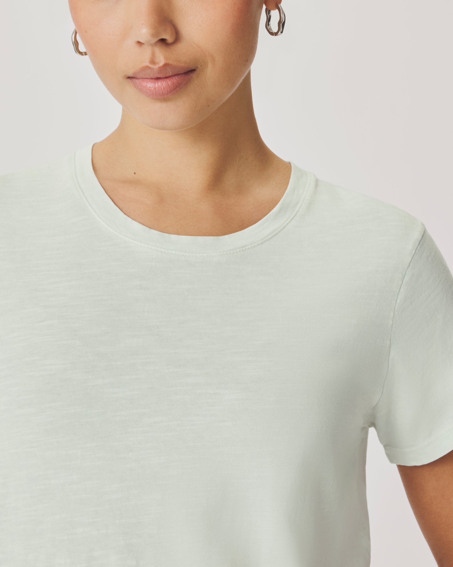 Splendid "Louisa" Short Sleeve Tee - White - Sizes: XS S M L XL