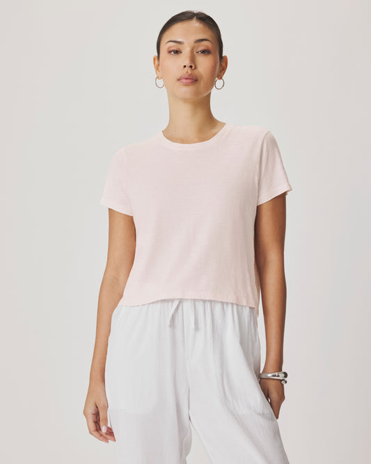 Splendid " Louisa" Short Sleeve Tee - Rose Petal - Sizes: S M L