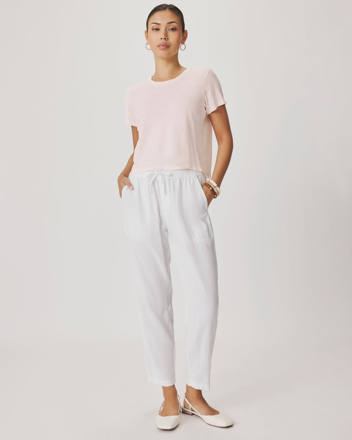 Splendid " Louisa" Short Sleeve Tee - Rose Petal - Sizes: S M L
