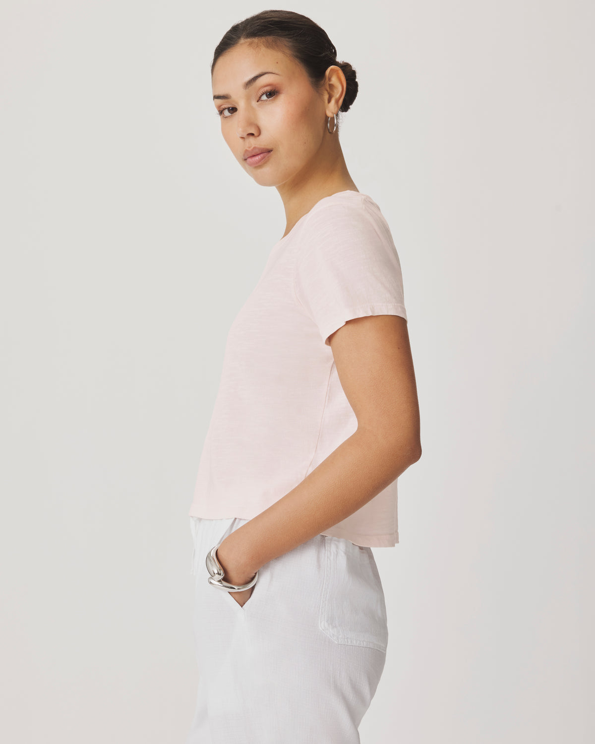 Splendid " Louisa" Short Sleeve Tee - Rose Petal - Sizes: S M L