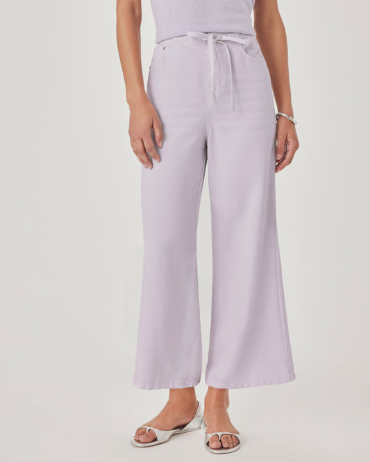 Splendid Lounge Denim Crop Pant - Lavender - Sizes: XS S M L