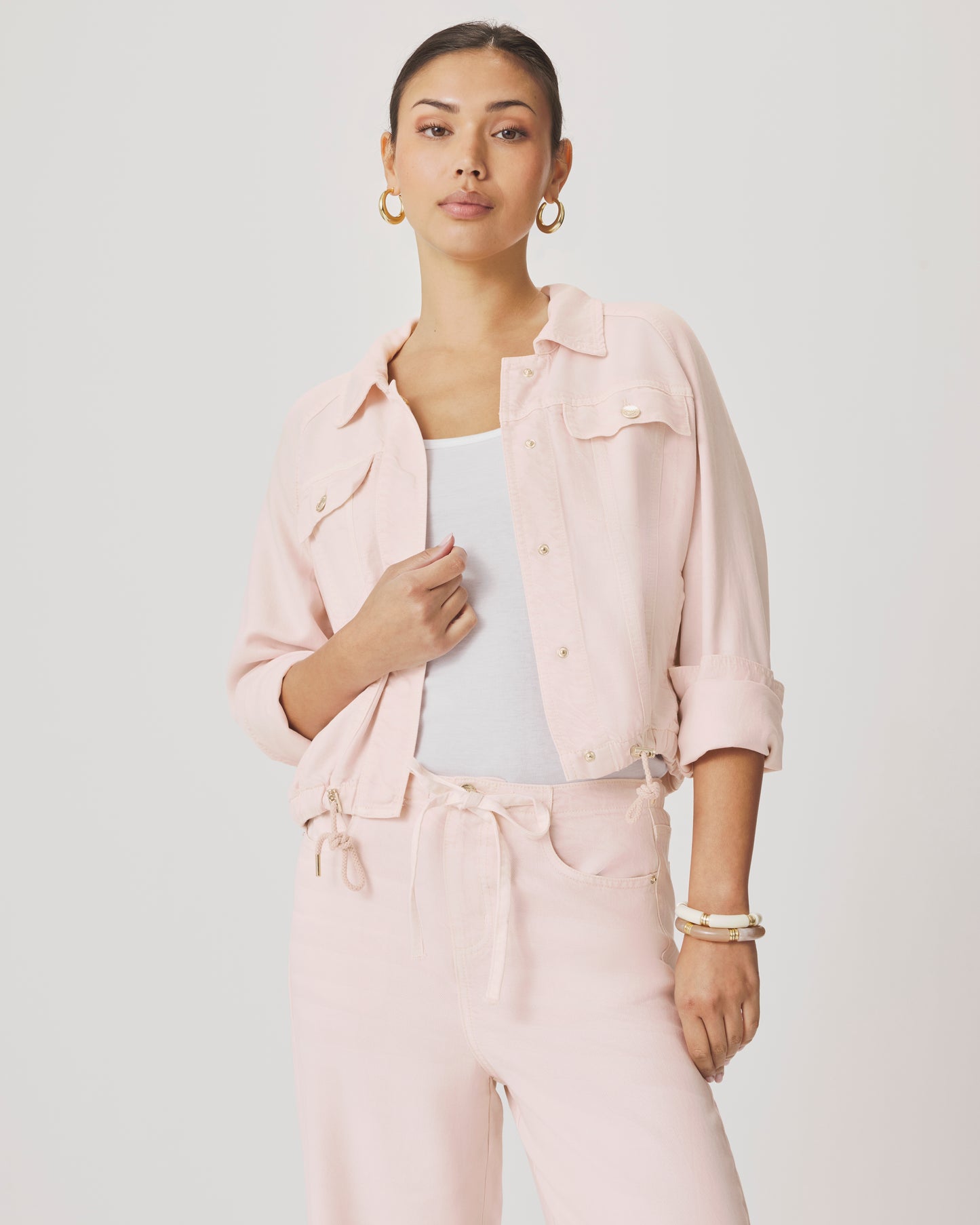 Splendid Lounge Denim Crop Pant - Rose Petal - Sizes: XS S M L