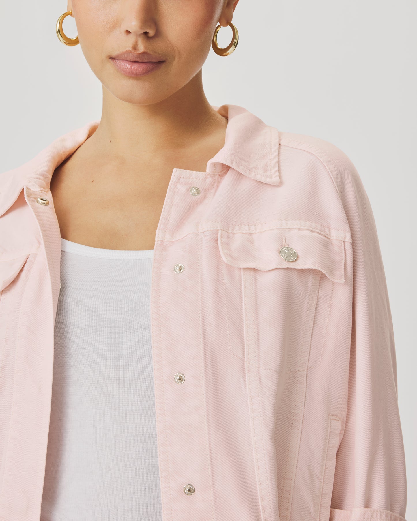 Splendid Lounge Denim Jacket - Rose Petal - Sizes: XS S