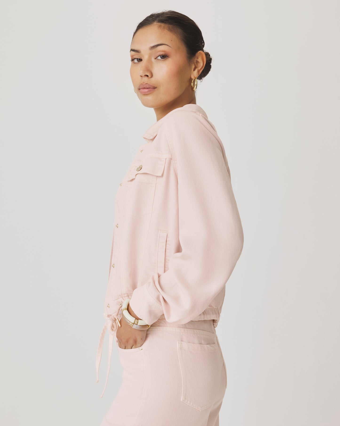 Splendid Lounge Denim Jacket - Rose Petal - Sizes: XS S