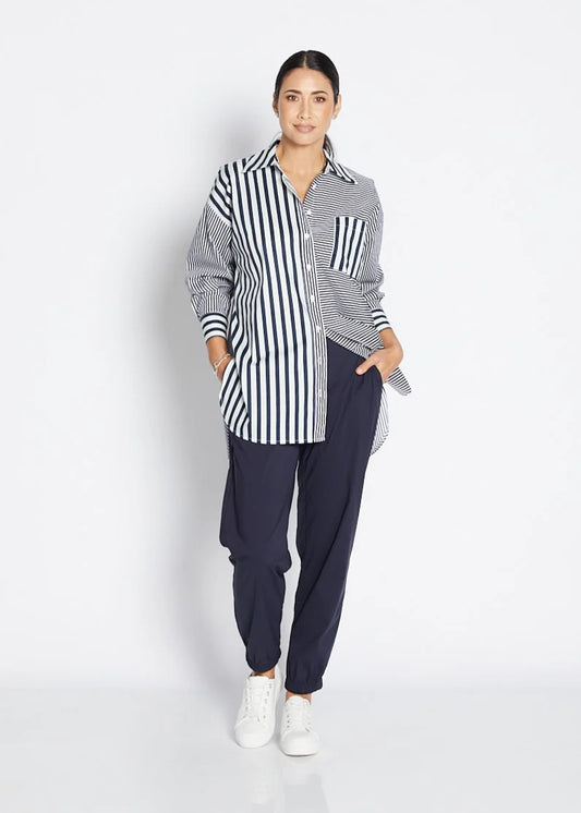 Philososphy    "Port Shirt"   -    Navy/White Stripe   -   Sizes:  16