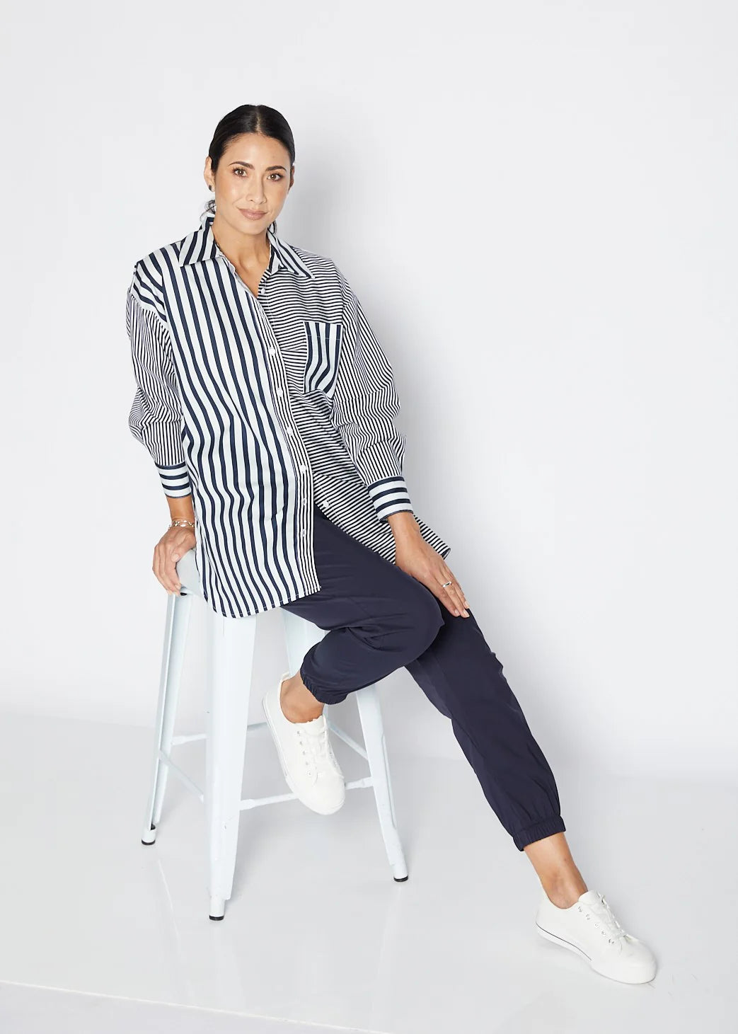 Philososphy    "Port Shirt"   -    Navy/White Stripe   -   Sizes:  16