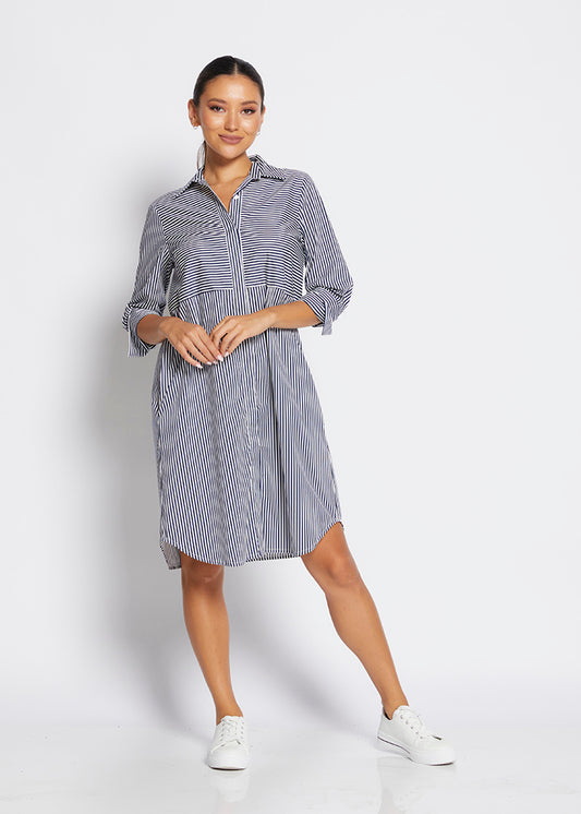 SALE   Philosophy    "Sierra Dress"   -   Navy/White   -   Sizes:  14