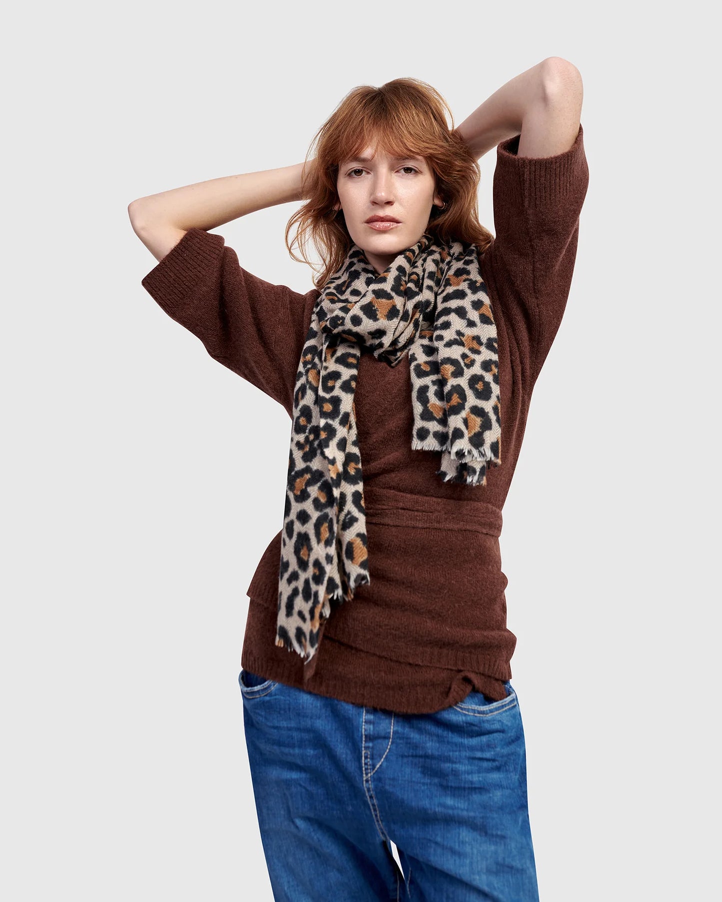 Alembika Roam Scarf - Leopard