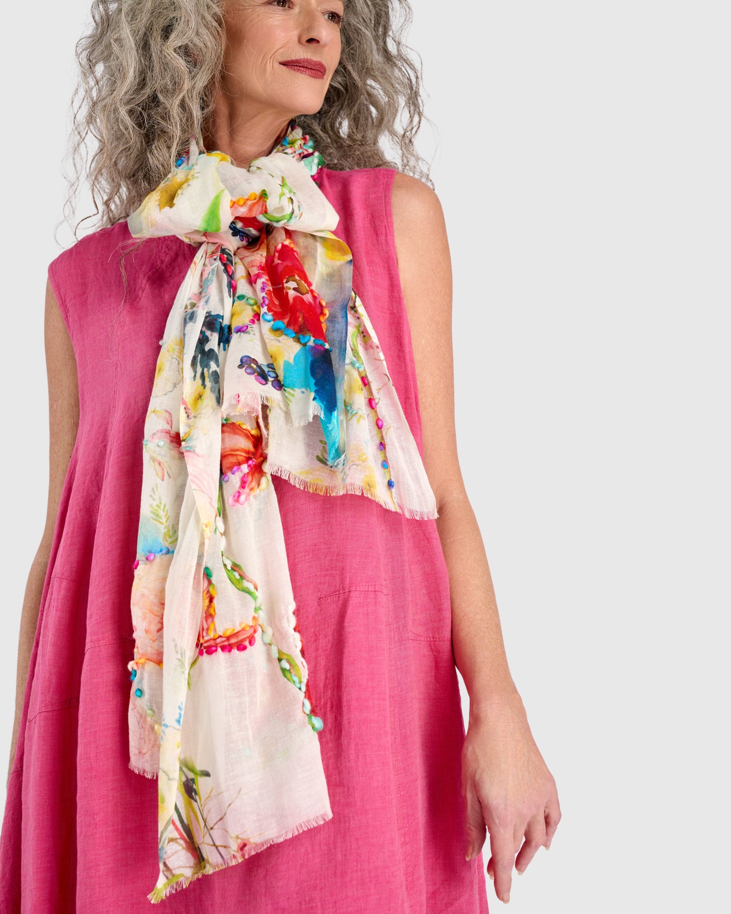 Alembika Siesta Fiesta Scarf - Garden - One Size