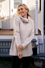 Load image into Gallery viewer, See Saw Roll Neck Rib Sweater - Oatmeal - Sizes: S M