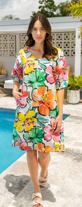 SALE  See Saw   Tropical Print Shift   -   Sizes: 10 12