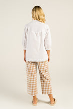 Load image into Gallery viewer, SALE  See Saw   Toffee/White Gingham Pant   -  Sizes:  12 16