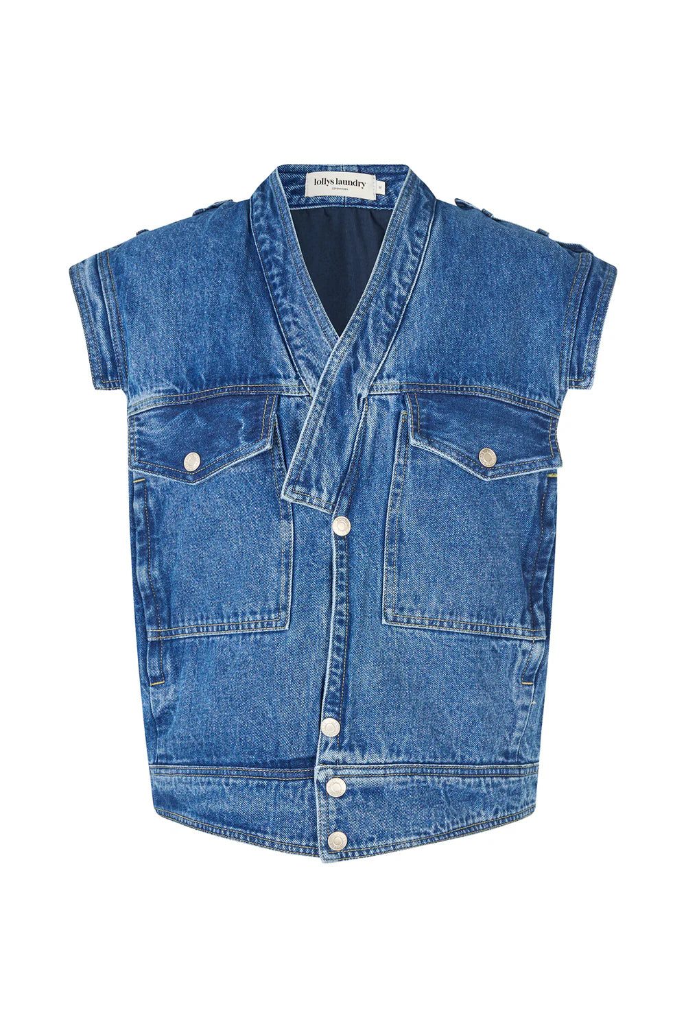 Lolly's Laundry 'Sam' Denim Vest - Sizes: S M L
