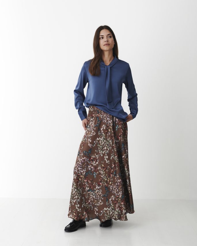 Karmamia "Savannah Skirt" – Melange Brown - Sizes: One Size