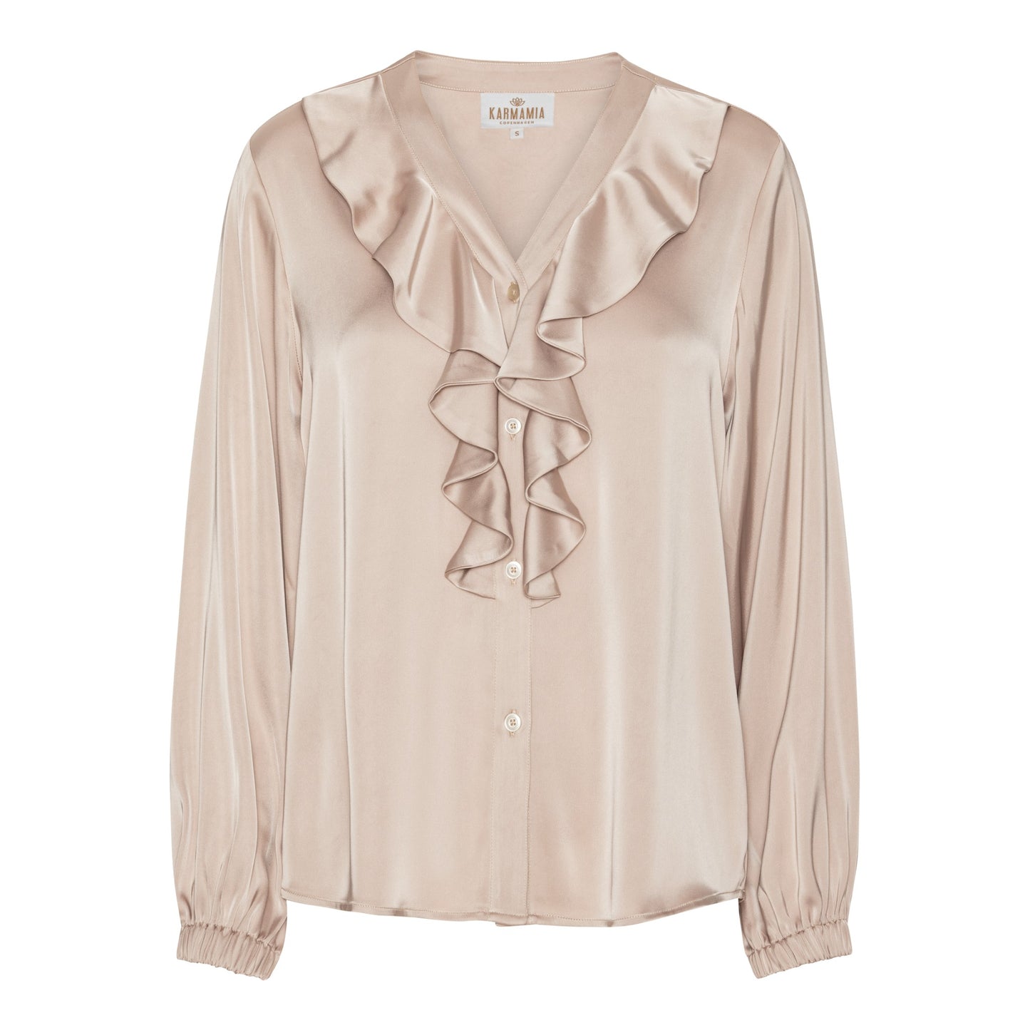 Karmamia "Sophia" Blouse – Semi Rich Shell - Sizes: S M L XL