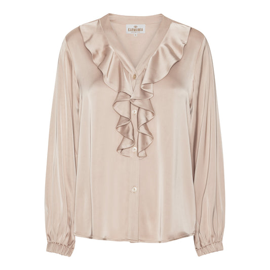 Karmamia "Sophia" Blouse – Semi Rich Shell - Sizes: S M L XL