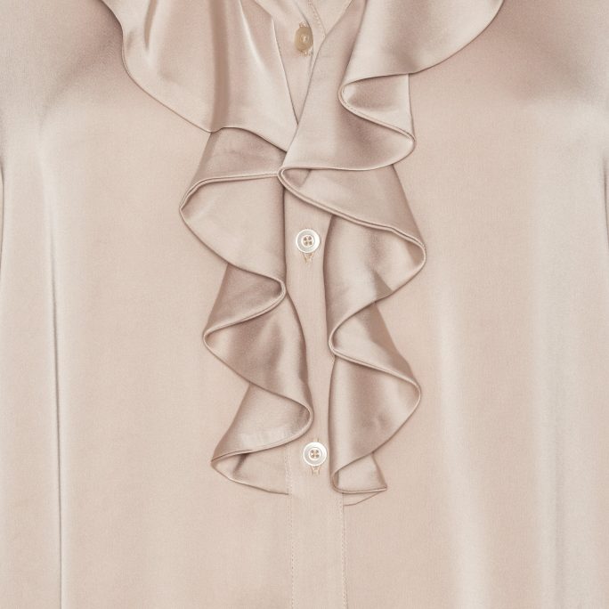 Karmamia "Sophia" Blouse – Semi Rich Shell - Sizes: S M L XL