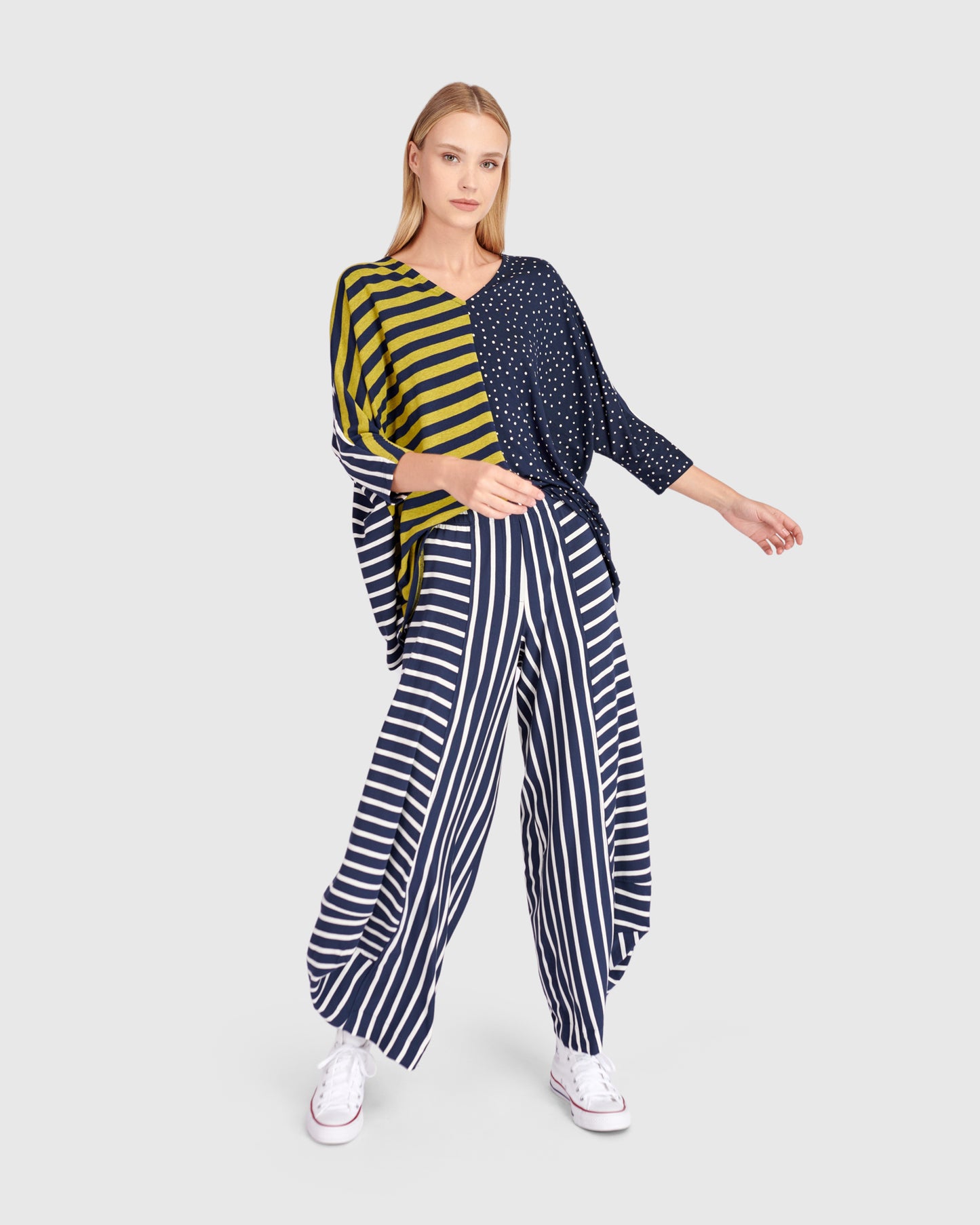 Alembika Ahoy Punto Pants - Navy/White - 8(0) 12(2) 14(3) 16(4) 18(5)