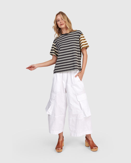 Urban By Alembika Tee -Stripes - Sizes: S