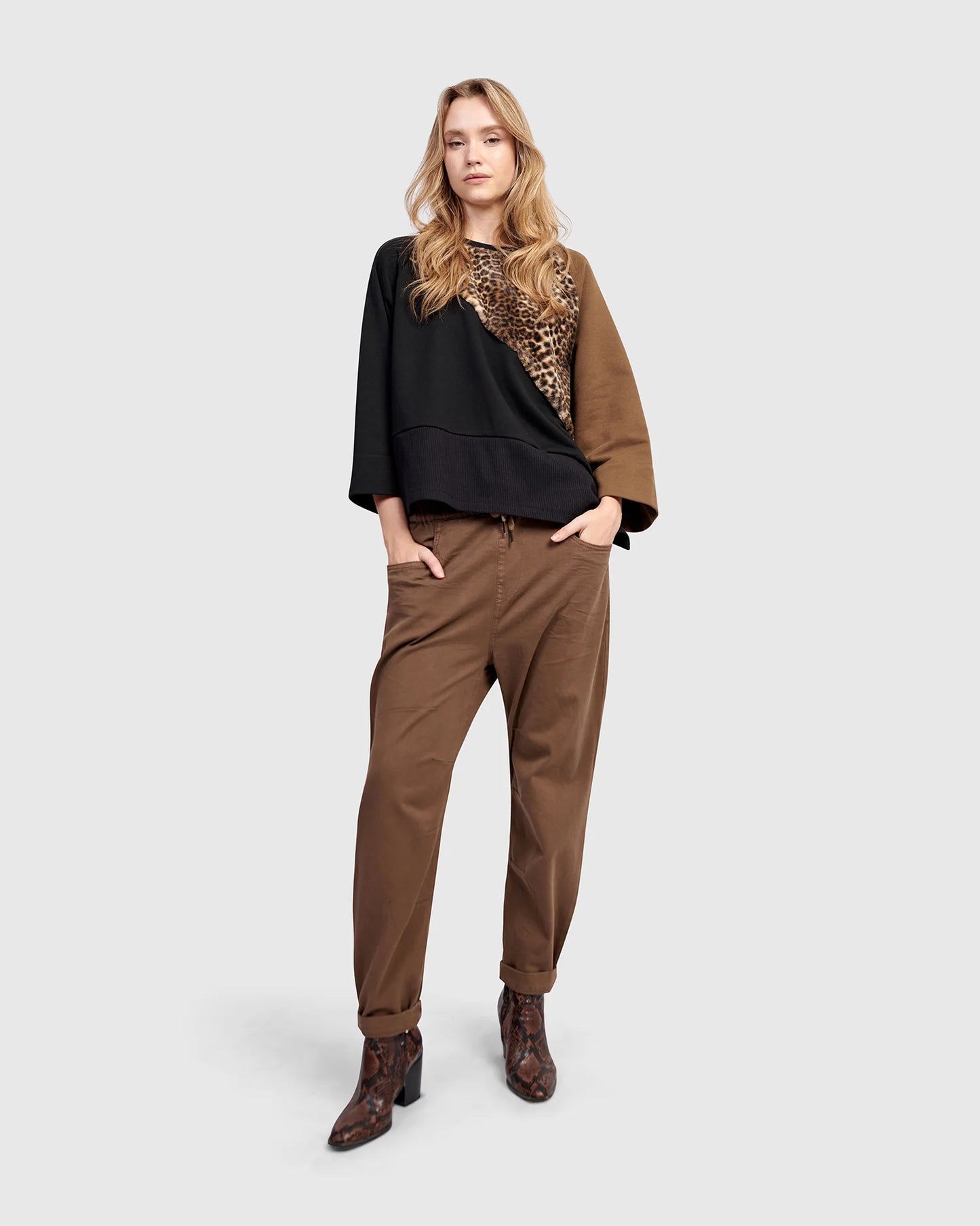 SALE Urban by Alembika Wildling Crewneck Top, Mix - Sizes: S M
