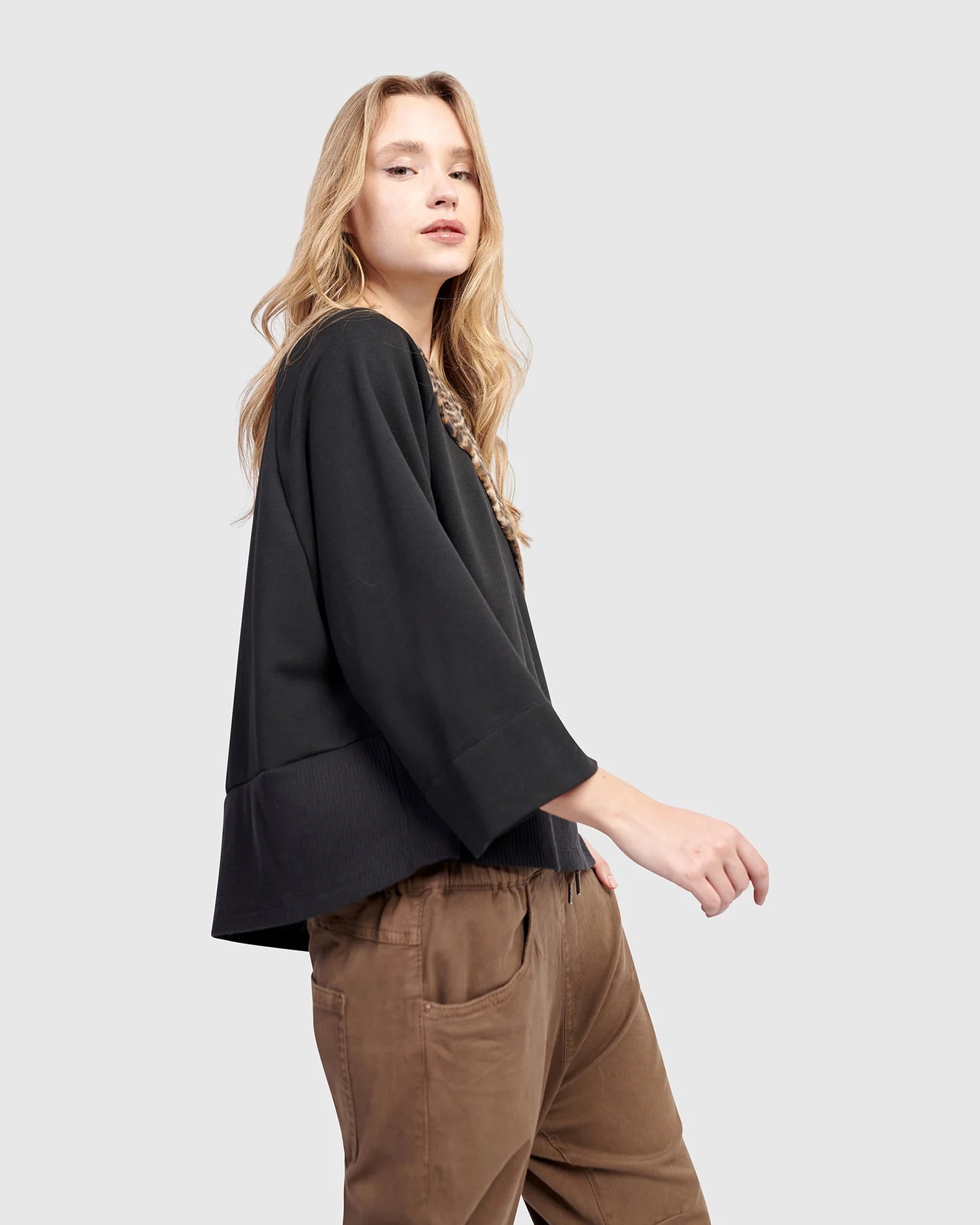 SALE Urban by Alembika Wildling Crewneck Top, Mix - Sizes: S M