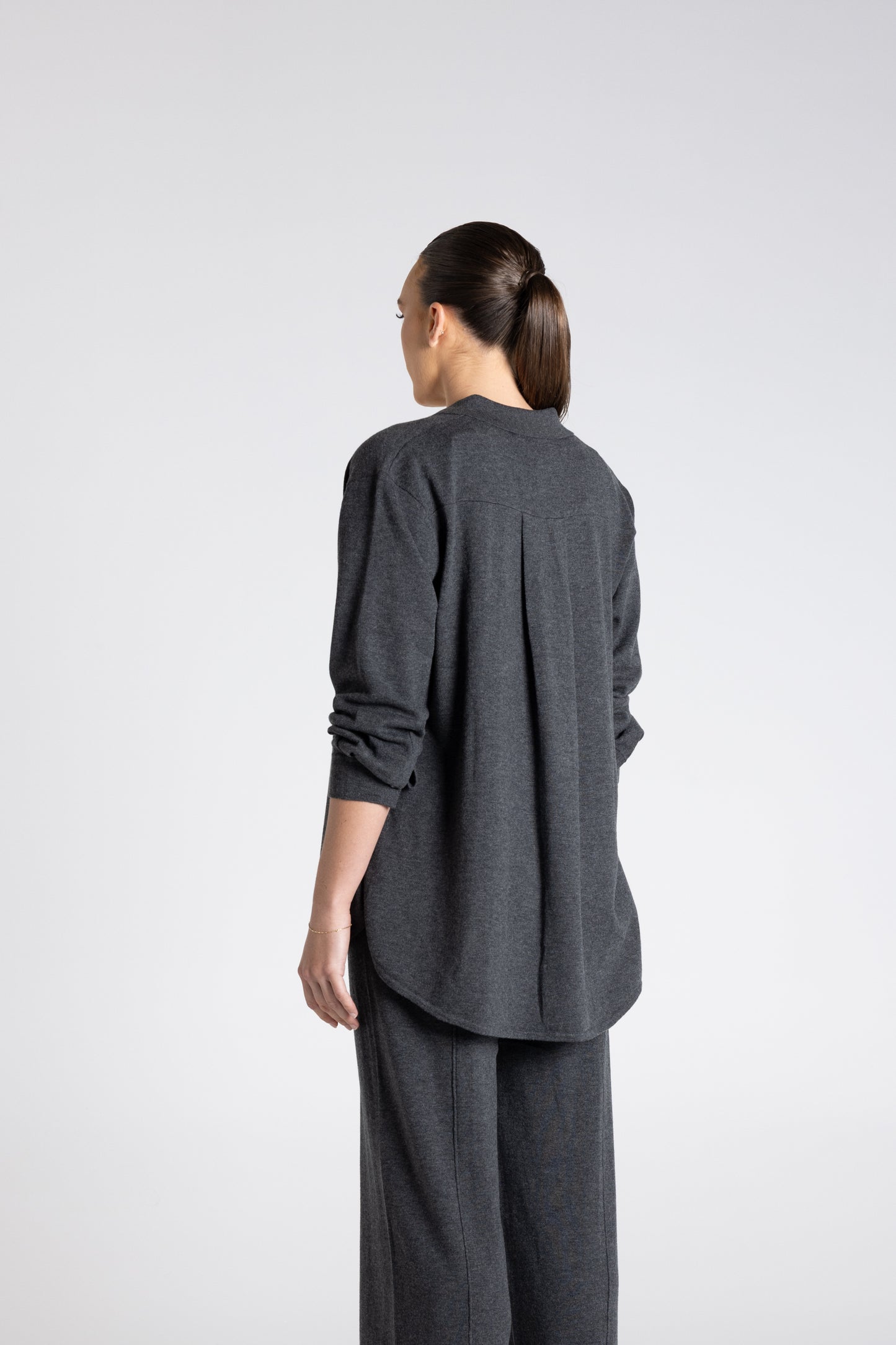 Two-T's Knit Shirt - Steel - Sizes: S M L XL
