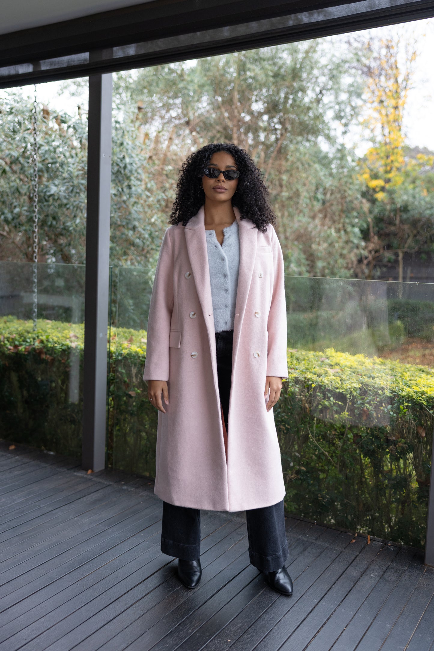 Two -T's Madison Coat - Pale Pink - Sizes: 10 12