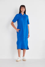 Load image into Gallery viewer, Verge &quot;Treasury&quot; Cobalt Linen Dress - Sizes:  L