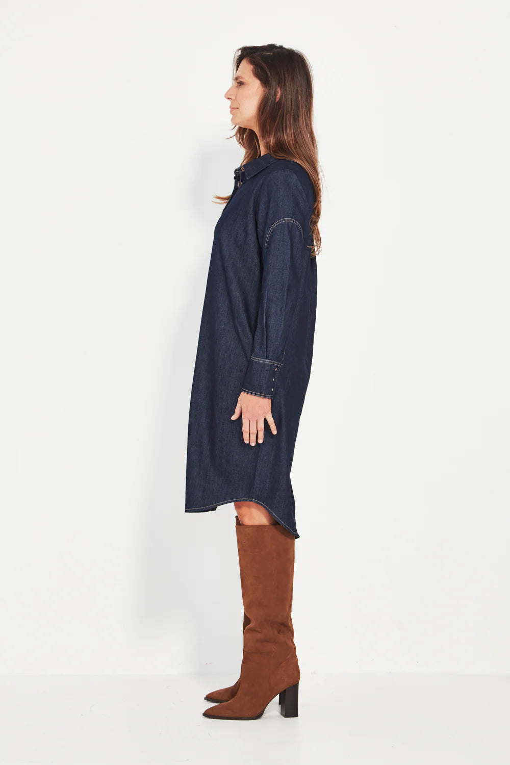 SALE   Verge    "Unit Dress"    -    Dark Denim    -   Sizes:  XS M