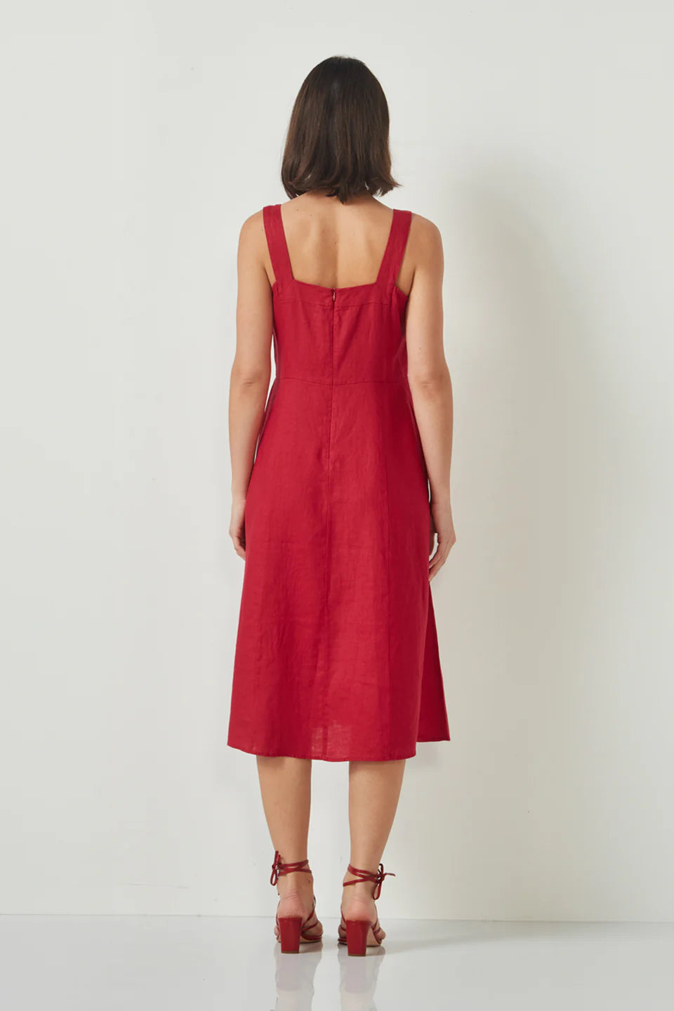 Verge Vivian Dress - Raspberry - Sizes: S M L