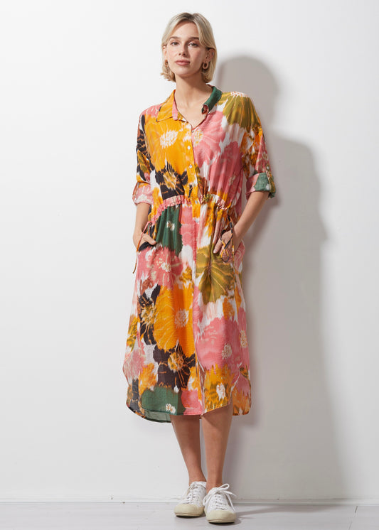 SALE   Zaket & Plover     Shirt Dress  "Florence Print"   -   Sizes:  M  L