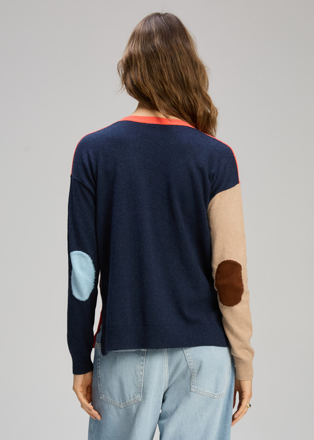 Zaket & Plover "Patch Play"Jumper - Melon - Sizes: S  L