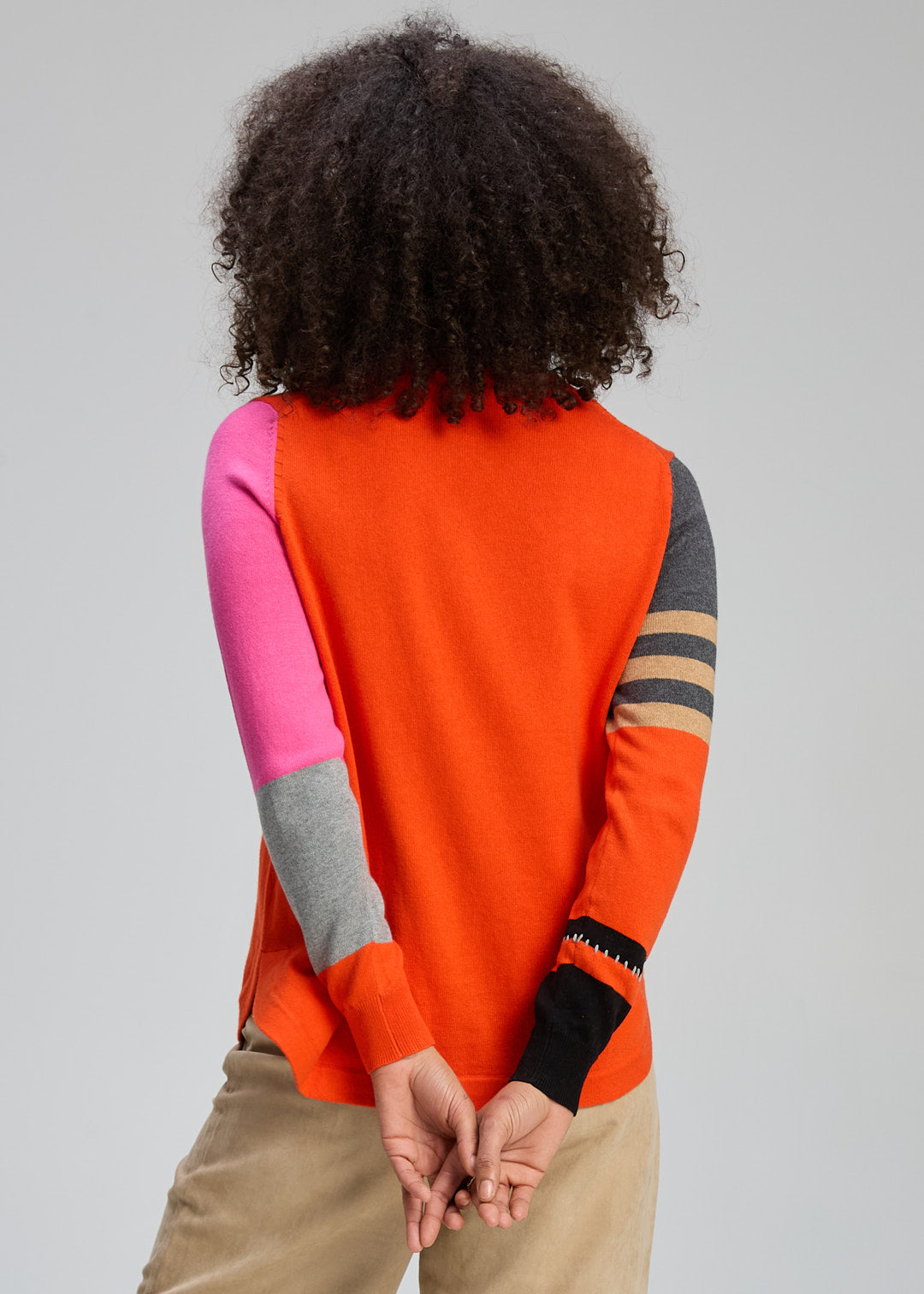 Zaket & Plover Pocket Detail Jumper - Persimmon - Sizes: XS