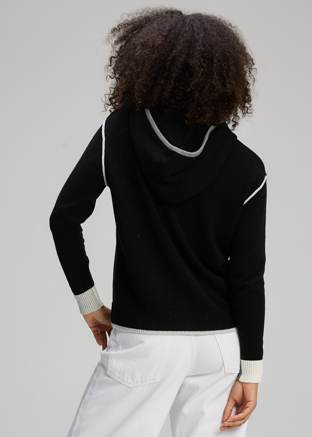 Zaket & Plover "Threaded Hoodie" - Black - Sizes:  S M L