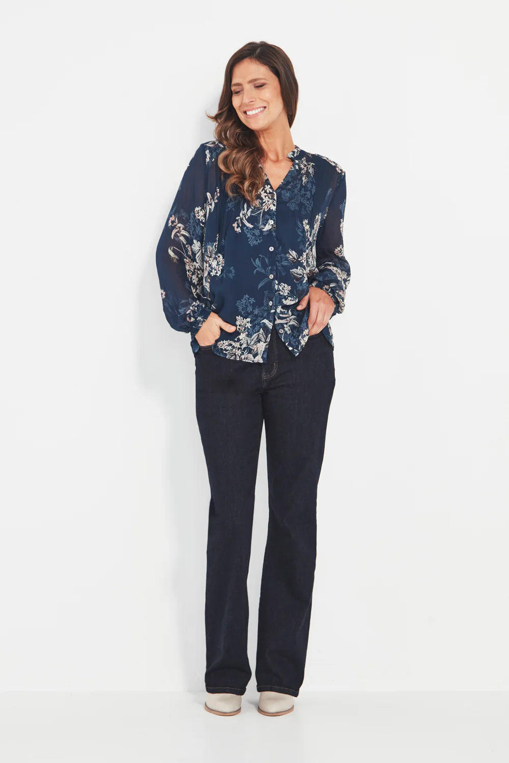 SALE  Verge "Zen Blouse" -Print - Sizes: S M L