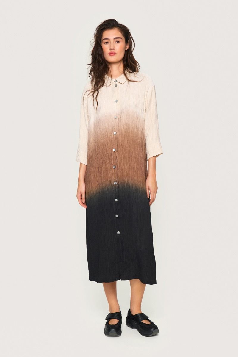 SALE   Bitte Kai Rand Dip Dye Shirt Dress - Sizea: S