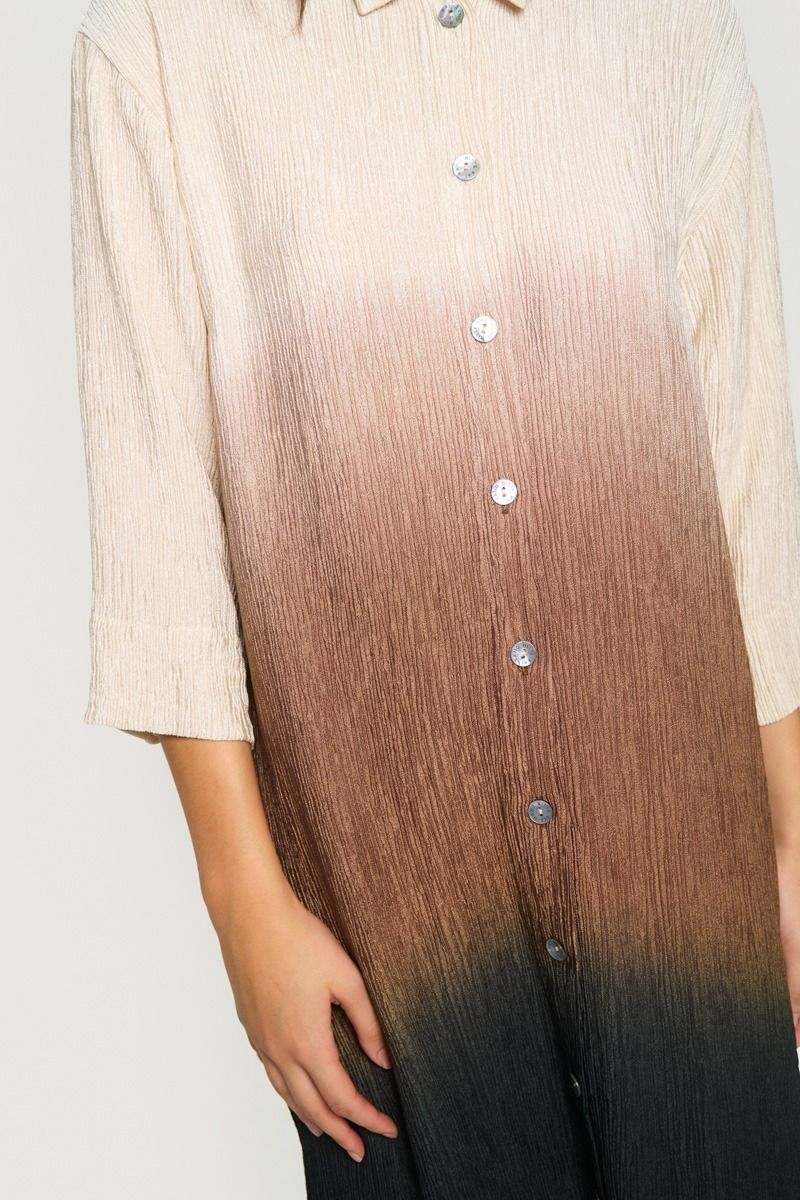SALE   Bitte Kai Rand Dip Dye Shirt Dress - Sizea: S
